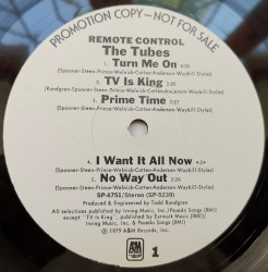 The Tubes ‎– албум Remote Control - Img 2