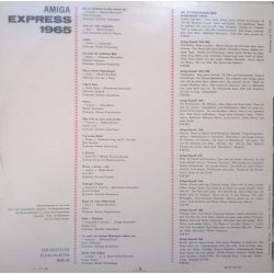 Various ‎– албум AMIGA-Express 1965 - Img 3