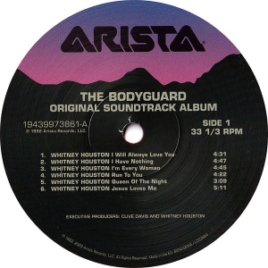 Various – албум The Bodyguard (Original Soundtrack Album) - Img 3