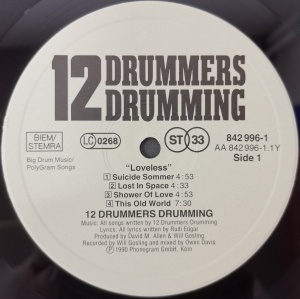 12 Drummers Drumming – албум Loveless - Img 2