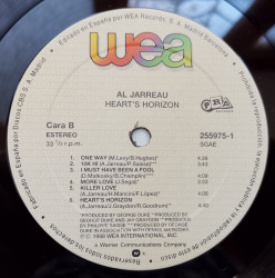 Al Jarreau – албум Heart's Horizon - Img 3
