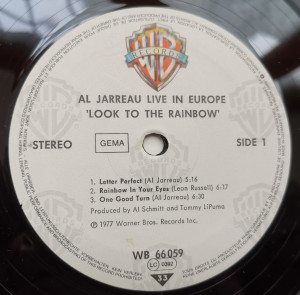 Al Jarreau – албум Look To The Rainbow - Live In Europe - Img 3