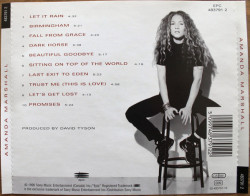 Amanda Marshall ‎– албум Amanda Marshall (CD) - Img 2