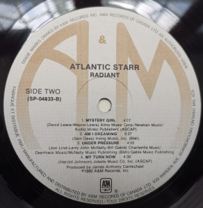 Atlantic Starr – албум Radiant - Img 3