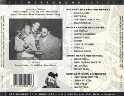 Benny Carter, Wilbert Baranco, Gerald Wilson, Jimmy Mundy And Their Orchestras ‎– албум Groovin' High in L. A. 1946 (CD) - Img 2