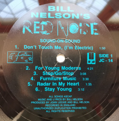 Bill Nelson's Red Noise – албум Sound On Sound - Img 3