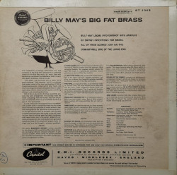 Billy May – албум Billy May's Big Fat Brass - Img 2
