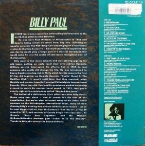 Billy Paul – албум The Sound Of Philadelphia - Img 2