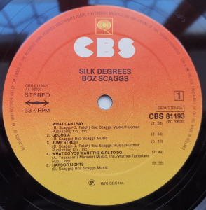 Boz Scaggs – албум Silk Degrees - Img 3