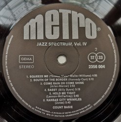 Count Basie – албум Jazz Spectrum Vol. 4 - Img 3