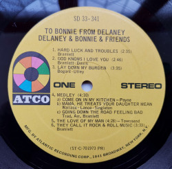Delaney & Bonnie & Friends ‎– албум To Bonnie From Delaney - Img 3