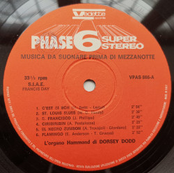 Dorsey Dodd – албум Musica Da Suonare Prima Di Mezzanotte - Img 3