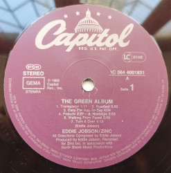 Eddie Jobson / Zinc – албум The Green Album - Img 3
