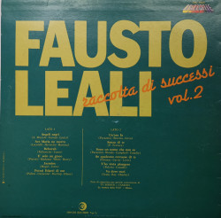Fausto Leali – албум Raccolta Di Successi Vol. 2 - Img 2
