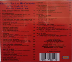 Glenn Miller and his orchestra - албум Chesterfield Shows 1941/42 Vol. 2: It Was Wonderful Then (CD) - Img 2