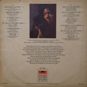 Gloria Gaynor – албум Gloria Gaynor - Img 2