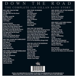 IAN GILLAN BAND - DOWN THE ROAD THE COMPLETE IAN GILLAN BAND STORY (8xCD) - Img 2