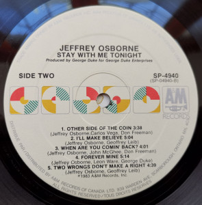 Jeffrey Osborne – албум Stay With Me Tonight - Img 3