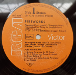 José Feliciano – албум Fireworks - Img 3