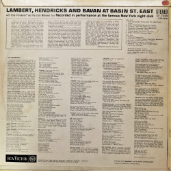 Lambert, Hendricks & Bavan – албум Recorded Live At Basin Street East - Img 2