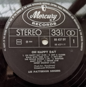 Lee Patterson Singers – албум Oh Happy Day - Img 3