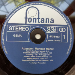 Manfred Mann – албум Attention! Manfred Mann! - Img 3