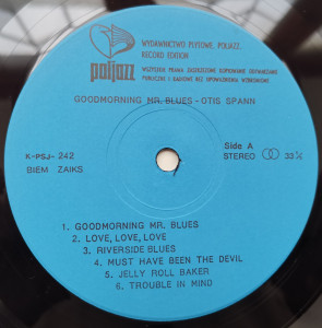 Otis Spann – албум Good Morning Mr. Blues - Img 2