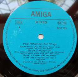 Paul McCartney Und Wings – албум Paul McCartney And Wings - Img 3