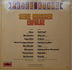 Peter Kraus – албум Seine Grossen Erfolge - Img 2