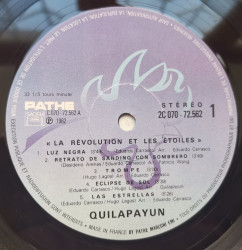 Quilapayún – албум La Révolution Et Les Étoiles - Img 3