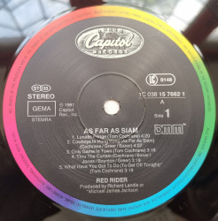 Red Rider ‎– албум As Far As Siam - Img 3