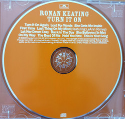 Ronan Keating – албум Turn It On (CD) - Img 3