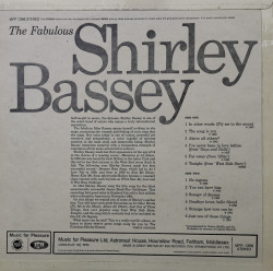 Shirley Bassey – албум The Fabulous Shirley Bassey - Img 2