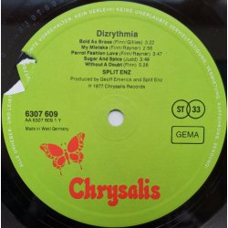Split Enz – албум Dizrythmia - Img 3