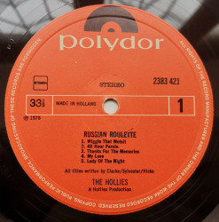 The Hollies – албум Russian Roulette - Img 3