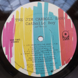 The Jim Carroll Band – албум Catholic Boy - Img 3