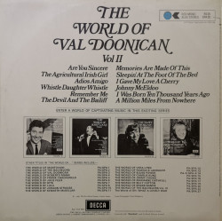 Val Doonican – албум The World Of Val Doonican Vol II - Img 3