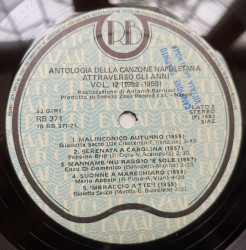 Various – албум Antologia Della Canzone Napoletana Attraverso Gli Anni - Vol. 12 - Img 3