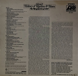 Various – албум History Of Rhythm & Blues Volume 8 The Memphis Sound 1967 - Img 2