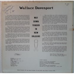 Wallace Davenport ‎– албум Way Down Yonder In New Orleans - Img 2