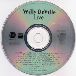 Willy DeVille ‎– албум (Live) Greatest Hits ´76-´93 (CD) - Img 3