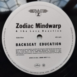 Zodiac Mindwarp & The Love Reaction – сингъл Backseat Education - Img 3