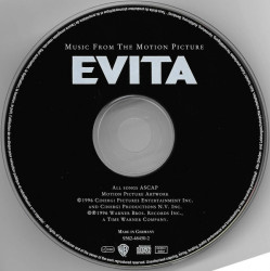 Andrew Lloyd Webber And Tim Rice ‎– албум Evita (Music From The Motion Picture) (CD) - Img 3