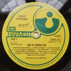 Ashley Hutchings, Simon Nicol, John Tams, Phil Pickett, Michael Gregory , Dave Mattacks, Shirley Collins, Martin Carthy, John Watcham, John Rodd , Albion Morris Men, Ian Cutler, Adderbury Village Morris Men – албум Son Of Morris On - Img 3
