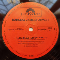 Barclay James Harvest – сингъл He Said Love - Img 3