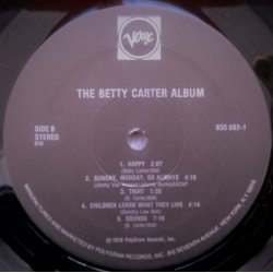 Betty Carter – албум The Betty Carter Album - Img 2