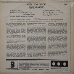 Buck Clayton – албум One For Buck - Img 3