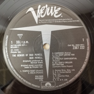 Bud Powell – албум The Genius Of Bud Powell - Img 2