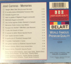 Carreras ‎– албум Memories (CD) - Img 2