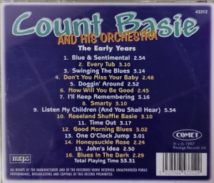 Count basie and his orchestra - албум The early years (CD) - Img 2